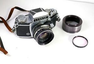 Ihagee Dresden Exakta Vx IIa Camera Pancolar 50mm f2 Carl Zeiss Lens