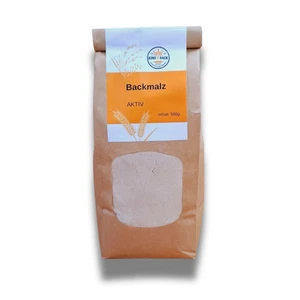 Aroma-Backmalz Brötchenbackmittel hell Backhilfsmittel 500g Malz enzymaktiv  - Bild 1 von 5