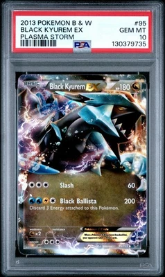 PSA 10 Gem Mint 2013 POKEMON Black & White Plasma Storm #95 BLACK KYUREM EX - Image 1 of 2