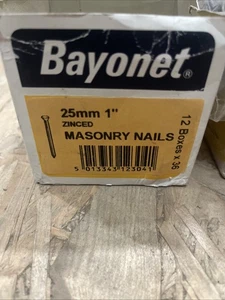 16 Kartons - Bajonett 25 mm Mauerwerksnägel (36 pro Karton) - Bild 1 von 3