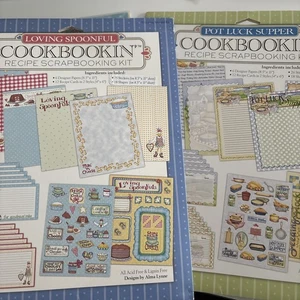 Kochbuch Rezept Scrapbooking Set - Bild 1 von 8