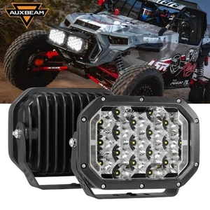 AUXBEAM 7" Rectangle LED Work Light Bar Driving Light for ATV Truck Offroad 4WD - Picture 1 of 12
