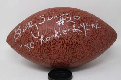 Billy Sims Fútbol Firmado Automático PSA/DNA Lions #20 "80 ROY Franklin Lio ID:452988 Foto 1 de 4