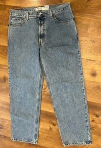 Men’s Levis 550 Relaxed Fit Straight Leg Blue Jeans Size 36”x32” Excellent - Picture 1 of 10