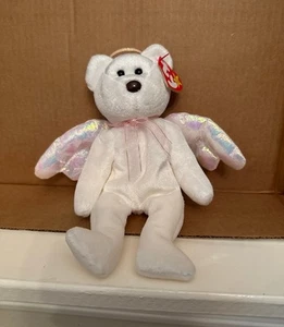 NWT Ty Beanie Baby Angel Teddy Bear Halo - Picture 1 of 1
