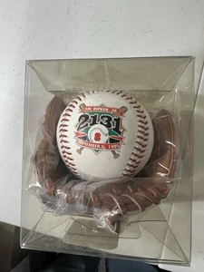 Cal Ripken Jr 2131 Baseball In Mini Glove NIB - Picture 1 of 2