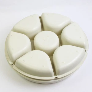 Tupperware Serving Center Veggie Tray 12" Missing Dip Cup - Picture 1 of 5