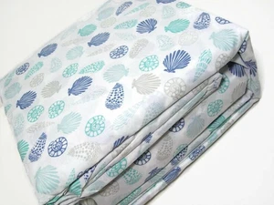 The Big One Scattered Sea Shell Ocean Summer 275 Fadenzahl King Sheet Set Neu - Bild 1 von 4