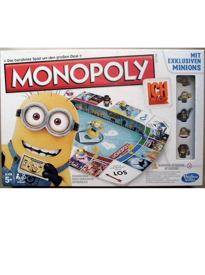 MONOPOLY Ich einfach unverbesserlich mit exklusiven MINIONS Hasbro - Bild 1 von 1