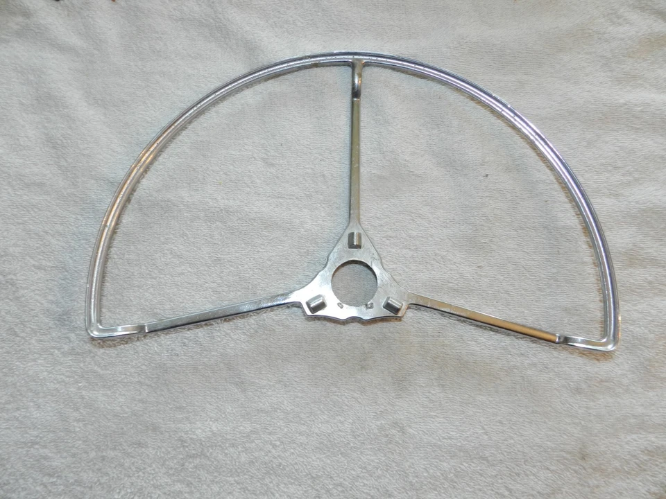 1949-50 Chrysler Chrome Horn Ring Windsor New Yorker Royal Highlander 1319035 - Image 1 of 4