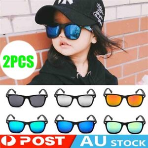 2PCS Fashion Sunglasses Baby Kids Toddlers UV400 Lens Goggles Glasses Girls Boys