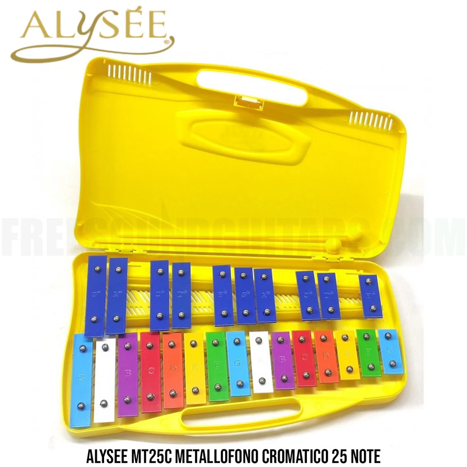 ALYSEE MT25CYl METALLOFONO CROMATICO 25 NOTE per ragazzi da studio scuola alysée