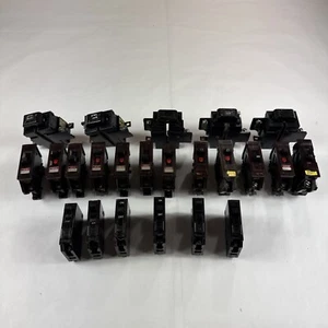 23 Leitungsschutzschalter Posten ungetestet One Pull Wadsworth Pushmatic Bulldog gemischte Typen - Bild 1 von 11