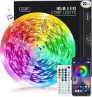 65.6Ft Led Lights For Bedroom, Music Sync Rgb Led Strip Lights With App & Remote