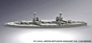1:1800 HMS Agincourt 1915 - Bild 1 von 1
