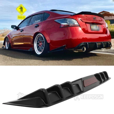 Difusor trasero 34"x6" parachoques alerón labio con luz LED para Nissan Máxima sedán Foto 1 de 4