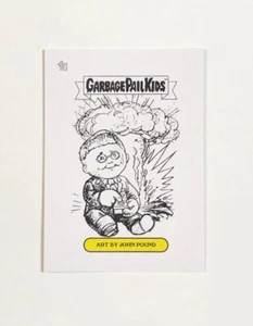 2019 Garbage Pail Kids GPK Adam Bomb Art by John Pound Limited hobbyDB Exclusive - Bild 1 von 2