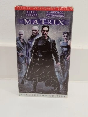 The Matrix (VHS, 1999, Collectors Edition Widescreen) BOX STILL W/ SEAL - Image 1 of 4