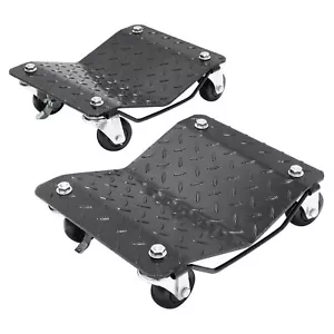 Car Dolly Wheel Tire Dolly 2 PCS Heavy Duty Skate Auto Repair Dolly 3000 lbs - Picture 1 of 11
