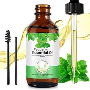 100% Natural Aceite Esencial de Menta Pura Para Dolor Muscular Piel y Cabello ys - Picture 1 of 9
