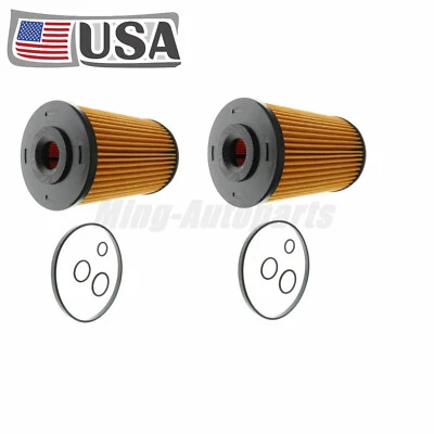 2 x Fuel Filter Element Kit For 2010-2015 Isuzu NPR NQR NPR-HD 4HK1 5.2L NEW - Imagem 1 de 4