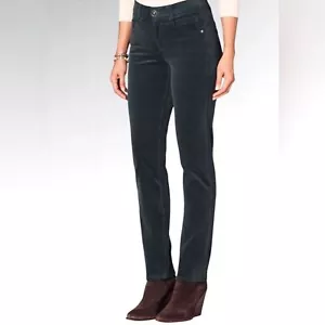 Democracy Ab solution corduroy pants with soft stretch in dark pine NWT size 6P - Picture 1 of 9