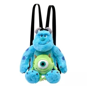 Nueva Mochila Disney Sully Mike Peluche Estilo Monsters Inc 20 Aniversario - Imagen 1 de 5