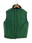 BEAMS+ Puffer Conmer Zip Vest Nylon green M Used