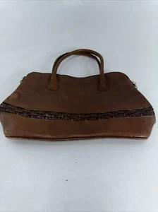Braune mittlere Dillards-Handtasche aus Leder, lässige Handtasche - Bild 1 von 9