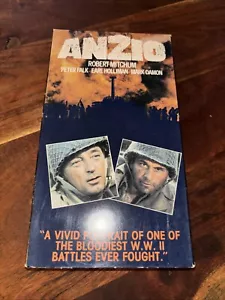 Anzio (VHS), Robert Mitchum, Peter Faulk Rare 1989 GoodTimes Home Video - Picture 1 of 4