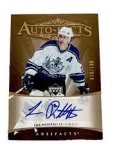 2005 - Upper Deck - Artifacts - Auto Facts - 10/100 - Luc Robitaille - #AF-LR