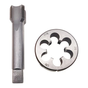1-1/8"-28 Tap and Die Set RH Right Hand Thread 1-1/8x28 UN Tap Round Die Tool - Picture 1 of 5
