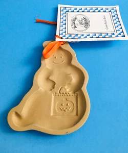 Brown Bag Cookie Mold Halloween Ghost Un-Used w/Recipe Booklet Made In USA - Picture 1 of 6