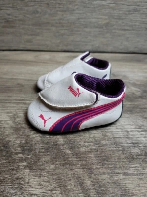 Botines de cuna Puma para bebé/infante (CB) zapatos de fondo suave talla 1 Foto 1 de 4