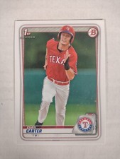 2020 Bowman Draft 1ST EVAN CARTER Base (PRC) Card # BD-126 - Texas Rangers