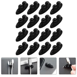 16 Pcs Cable Management Clip Self-adhesive Corded Clips Wire Holders - Afbeelding 1 van 12