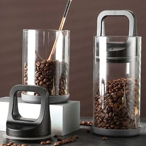 Airtight Coffee Canister Coffee Bean Container Food Storage Container Jars 1.45L - Picture 1 of 12
