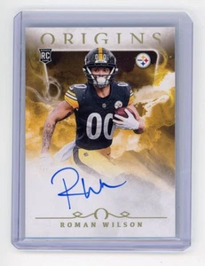 Autógrafo de novato Roman Wilson Panini Origins 2024 RC #RAU-RWI - Imagen 1 de 2