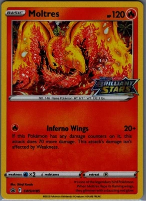 Moltres Promo SWSH: Sword & Shield Promo Cards SWSH185 NM - Image 1 of 2