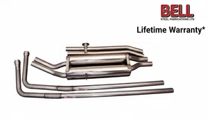 JAGUAR MK2 3.4 3.8 340 COMPLETE STAINLESS STEEL EXHAUST SYSTEM BSSJR009 - Picture 1 of 5