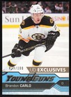 2016-17 Upper Deck Young Guns Rookie Exclusives #482 Brandon Carlo /100 Bruins