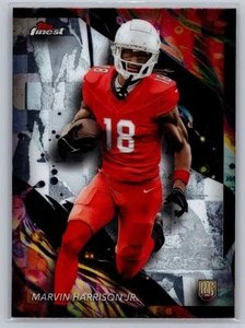 2024 Topps Finest #189 Marvin Harrison Jr. Uncommon - Picture 1 of 2