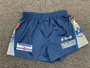 Marconi Junior Rugby League Shorts Mens Small Blue Footy NSWRL NSW - Picture 1 of 10