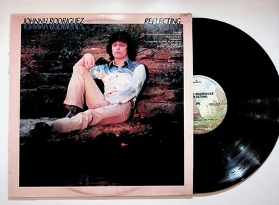 Johnny Rodriguez - Reflecting LP Record 1976 Mercury Country 33 RPM - Image 1 of 2
