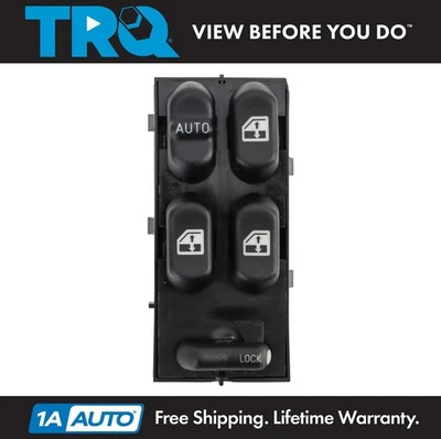 Interruptor de ventana eléctrica delantero izquierdo TRQ para 96-98 Oldsmobile Achieva Cutlass Supreme Foto 1 de 4