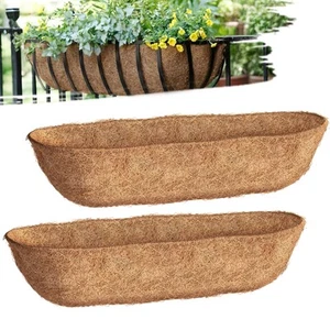 2-Packs 30in Coco Liner,Wall Basket Planter Liner, Coco Liner Roll Hanging Ba... - Picture 1 of 6