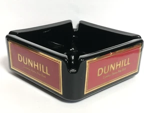 Dunhill Black Glass Ashtray. France - Picture 1 of 13