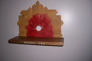 aufgehende Sonne Holz Display - Bild 1 von 4