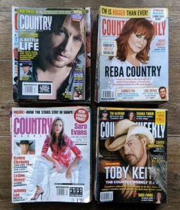 Country Weekly Magazine 2000's Lot 55 Toby Reba Urban Chesney Travis Strait MAG4 - Picture 1 of 1