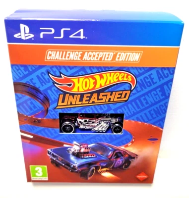 PS4 GAME & TOY Hot Wheels Unleashed Challenge Accepted Edition with EXTRAS - Image 1 of 4